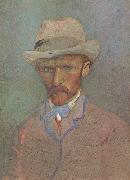 Vincent Van Gogh Self-Portrait with Grey Felt Hat (nn04) painting